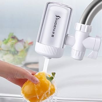 Amazon | 水道水フィルター、スプラッシュヘッド付き蛇口水ろ過